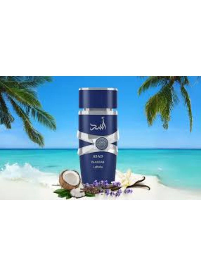 Lattafa Perfumes - Men's Asad Zanzibar EDP 3.4 oz Fragrances 100ml - Image 1