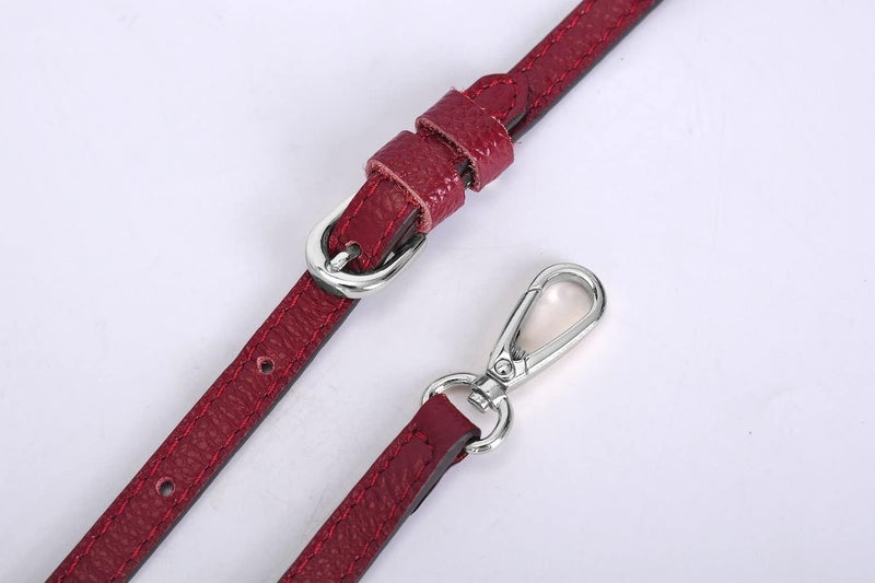 Live Up Full Grain Purse Strap Genuine Leather Replacement for Cross Body Bag Handbags - Image 5