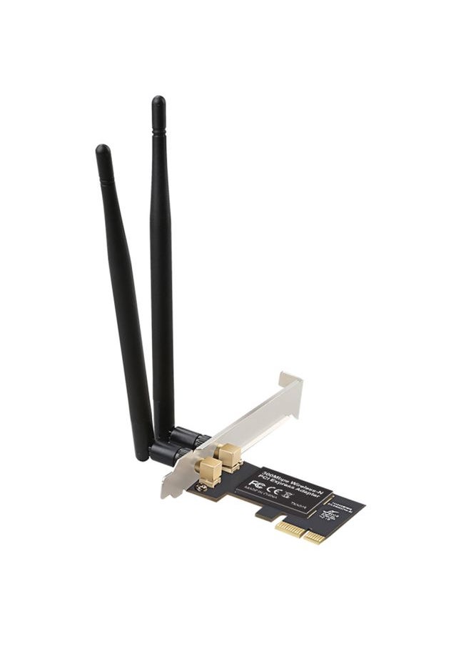 BURAQ TXA049 Realtek 8192 PCI Express 300Mbps Wireless Network Card WiFi Adapter  - Image 2