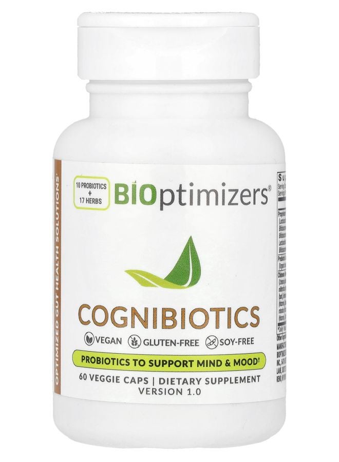 BiOptimizers Cognibiotics 60 Veggie Caps
