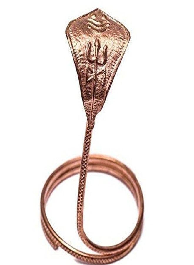 A & S VENTURES A&S Ventures Pure Copper Shivling Naag Snake Idol for Shivling kaal Sarp Poojan Naag, Shivratri - Image 4