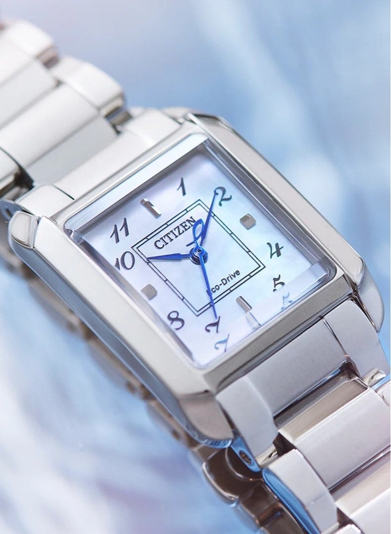 سيتيزن Eco-Drive Women’s Watch EW5600-87D, 28.4 mm Mother-of-Pearl Dial, Stainless Steel Case & Bracelet, 50 m WR - Image 5