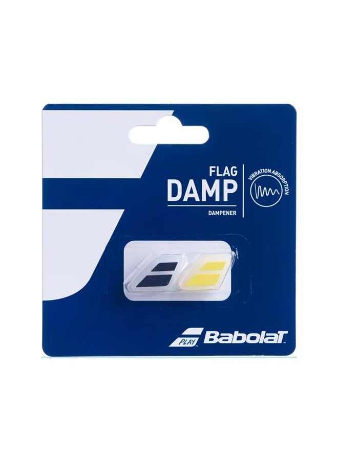 BabolaT Damps Flag Damp X 2 700032-142 Color Black Yellow 