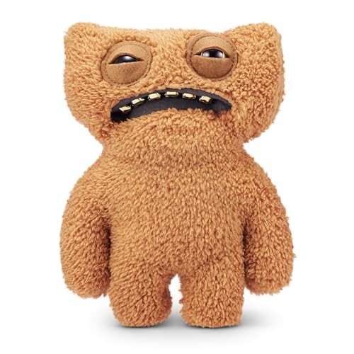 Fuggler Gold Fuggs by ZURU Funny Ugly Monster Plush Collectible Toy Gnawing Terror Teeth - Image 1