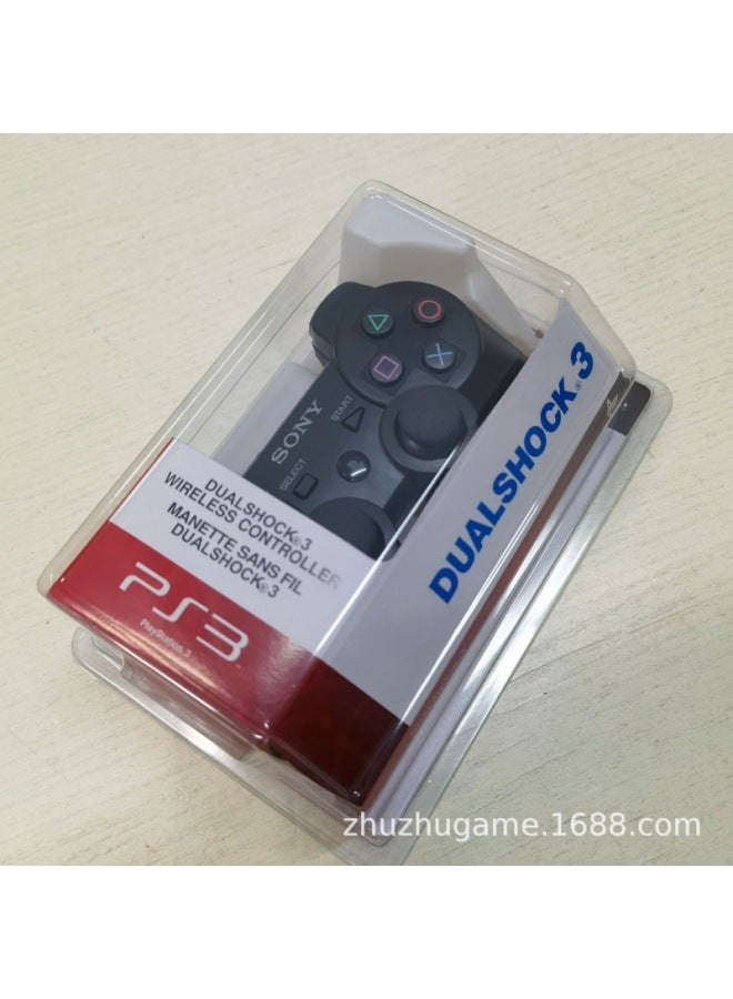 Ps3 Bluetooth Handle Direct Bluetooth Vibrating Handle Ps3 Game Console Wireless Handle Red Blister-Product Color:Black