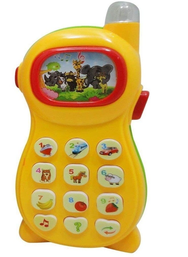 Famous Quality Colorful Learning Mobile Phone Toy for Toddlers and Kids with Image Projection, (Multi Color) - Image 1