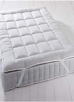 Royal Hotel Bedding Royal Plush Mattress Topper, Twin-XL, 2 Inches Hypoallergenic Overfilled Down Alternative Anchor Bands Mattress Topper  - Image 1