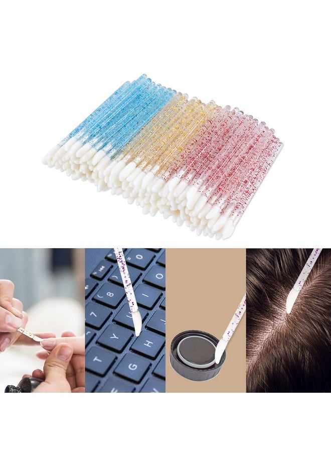 Mooerca - 300Pcs Glitter Crystal Lip Brush Disposable Crystal Lip Brushes Tool Kits Lip Gloss Applicators Make Up Brush Lipstick Gloss Wands Makeup Applicators Brushes Applicator Tool Makeup Beauty Tool Kits1 - Image 1