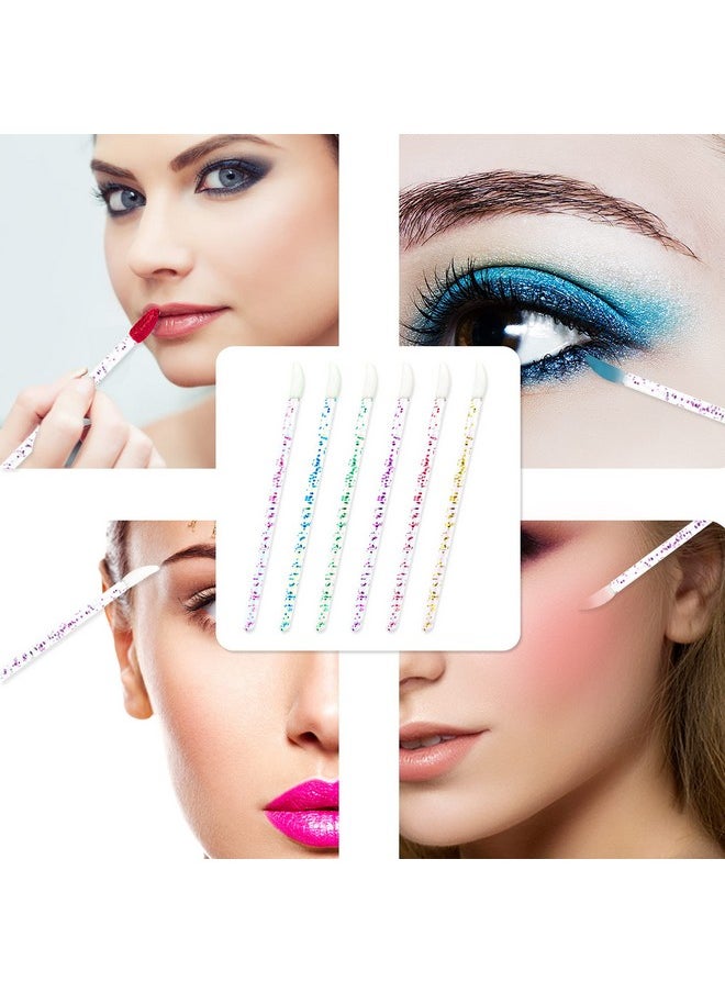 Mooerca - 300Pcs Glitter Crystal Lip Brush Disposable Crystal Lip Brushes Tool Kits Lip Gloss Applicators Make Up Brush Lipstick Gloss Wands Makeup Applicators Brushes Applicator Tool Makeup Beauty Tool Kits1 - Image 1
