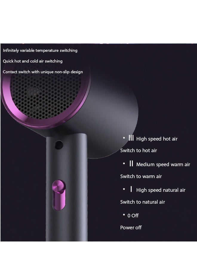 كيلا مجفف شعر أيوني احترافي بقوة 1600 وات، مجفف شعر سريع الجفاف مع تحكم حراري، منخفض الضوضاء، يتضمن موزع شعر ومركز لتصفيف مثالي بقوة 1600 وات - Image 5