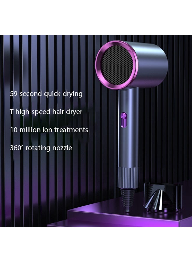 كيلا مجفف شعر أيوني احترافي بقوة 1600 وات، مجفف شعر سريع الجفاف مع تحكم حراري، منخفض الضوضاء، يتضمن موزع شعر ومركز لتصفيف مثالي بقوة 1600 وات - Image 2