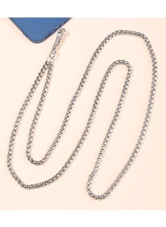Silver Phone Lanyard Crossbody Neck Strap