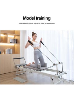 NOAEOU Pilates Reformer Machine, Foldable Pilates Machine Equipment for Home  - Image 3