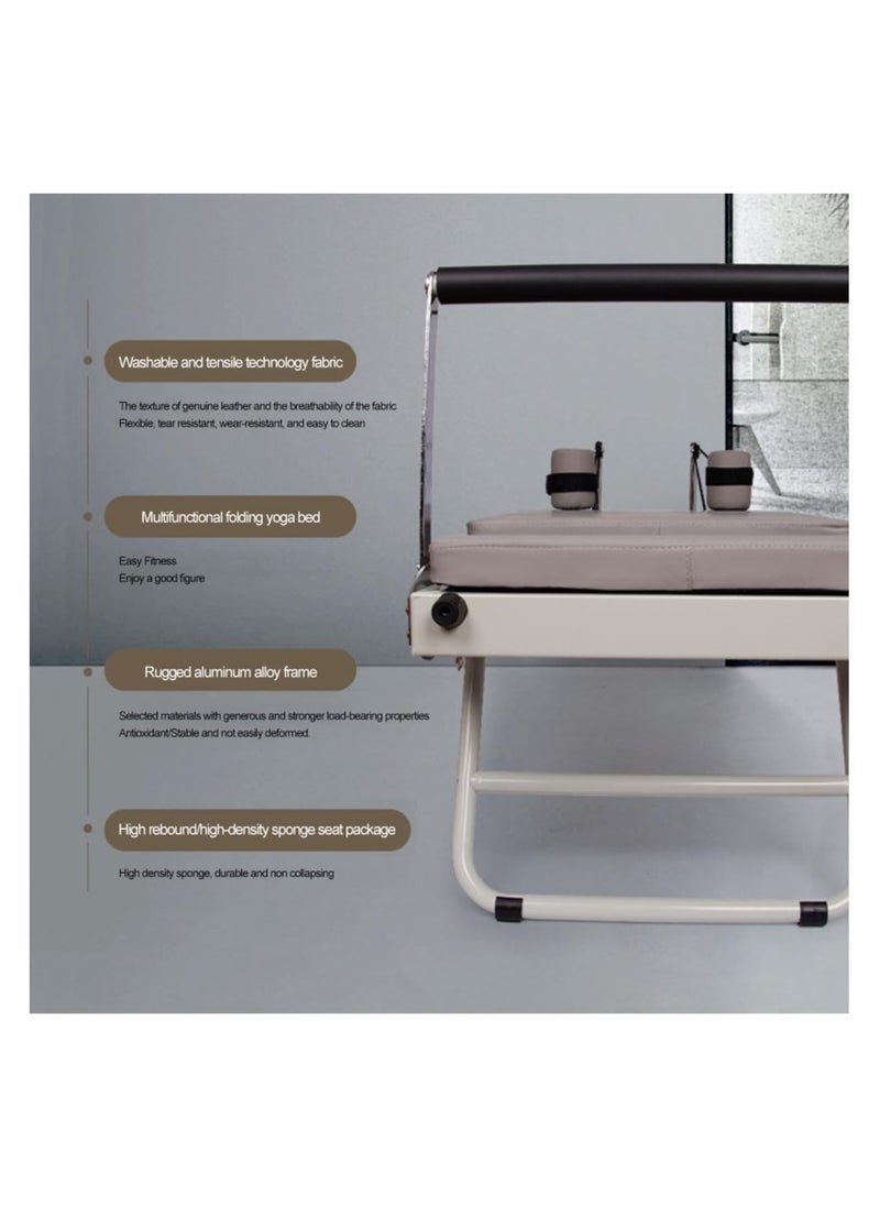 NOAEOU Pilates Reformer Machine, Foldable Pilates Machine Equipment for Home  - Image 5