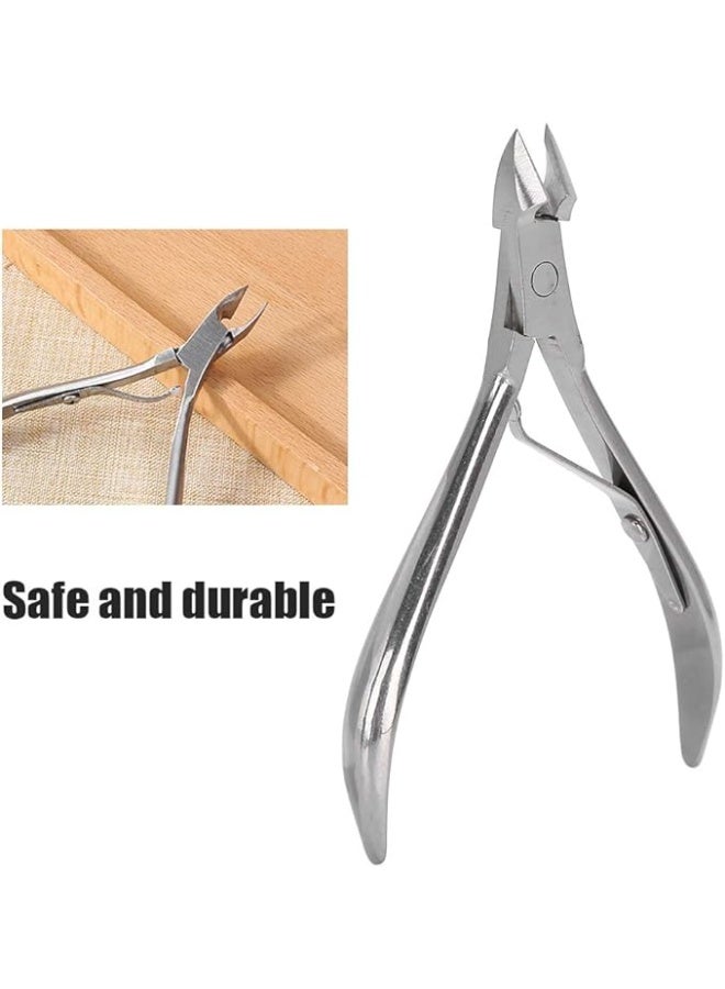 Metal Nail Cuticle Trimmer with Cuticle Pusher and Cutter, 1 Pcs Professional Cuticle Remover Tool , Cuticle Cutter Set, Cuticle Nippers, Cuticle Clippers for Women, Manicure Pedicure Tool - Image 4