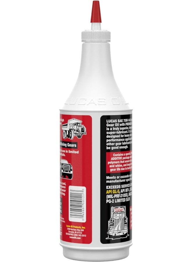 Lucas Oil 10278 High Performance Engine Oil Stop Leak – 32 Oz Bottle, 12-Pack Case
