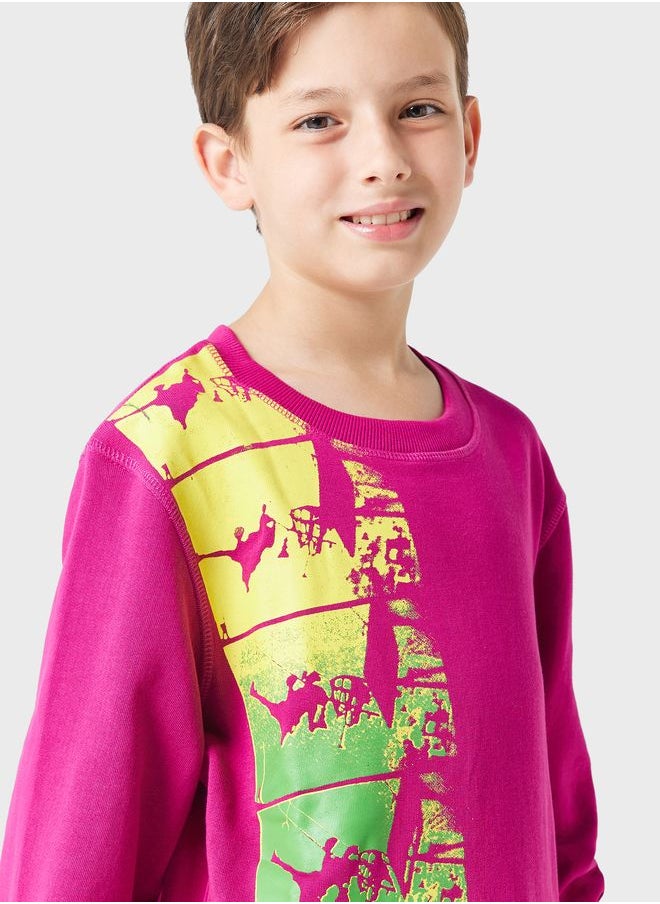 FRWD Basketball Slam Dunk Sweatshirt  - Image 3