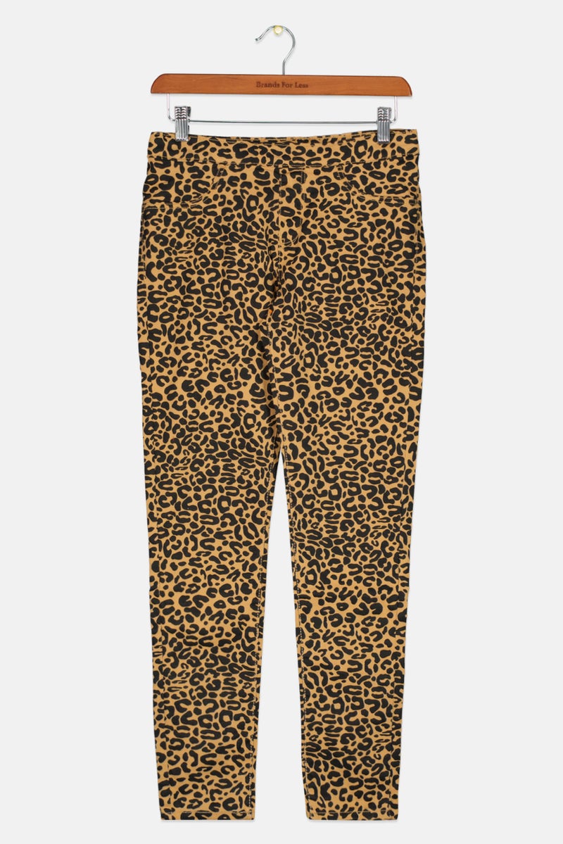 Levi's بنطلون جاجينغ بنات للأطفال بطبعة شاملة، بيج - Image 1