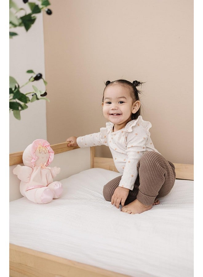 Genius Baby Toys My First Baby Doll, Super Soft And Cuddly, Vintage Classic Style With Pink Dress And Yellow Hair, Ideal New Baby Gift Or Baby Shower Present - Image 4