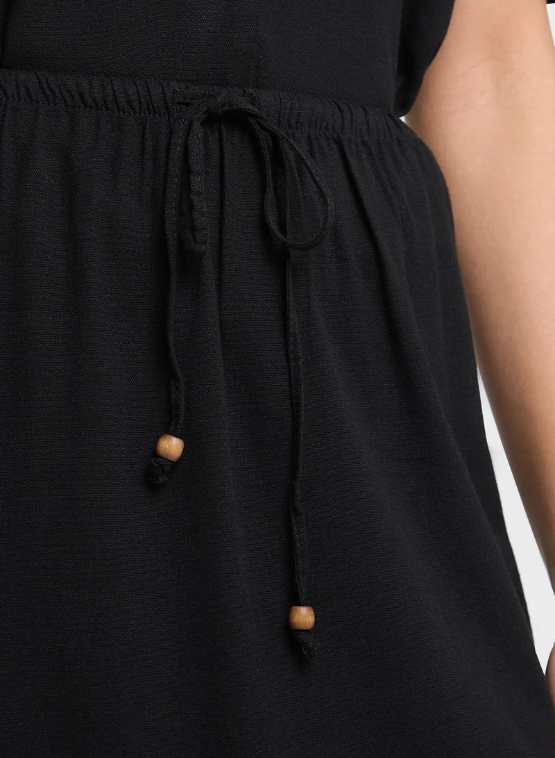VERO MODA High Waist Slited Long Skirt