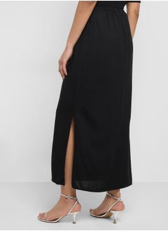 VERO MODA High Waist Slited Long Skirt  - Image 2