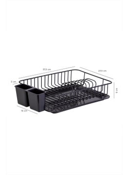 ‎okyanus Home Ocean Home Black Single Layer Modern Plate Rack - Dish Rack  - Image 4