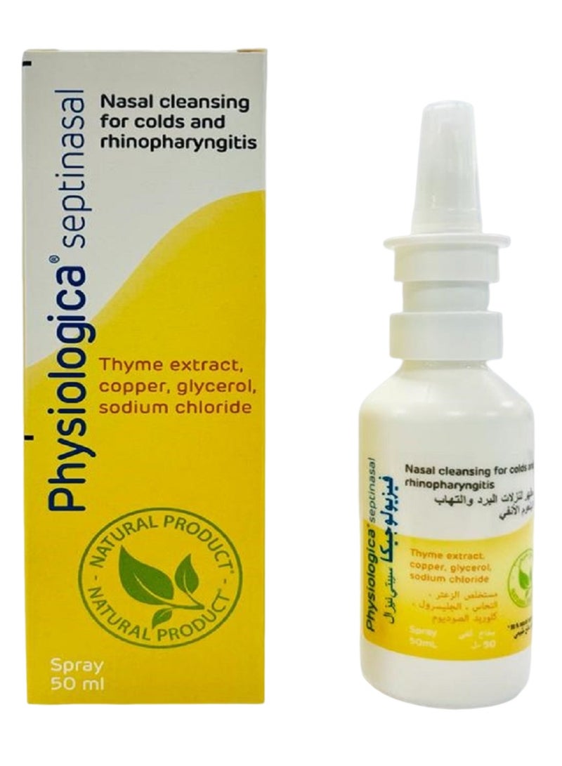 Physio Logic Septinasal Isotonic Nasal Spray 50Ml - Image 1