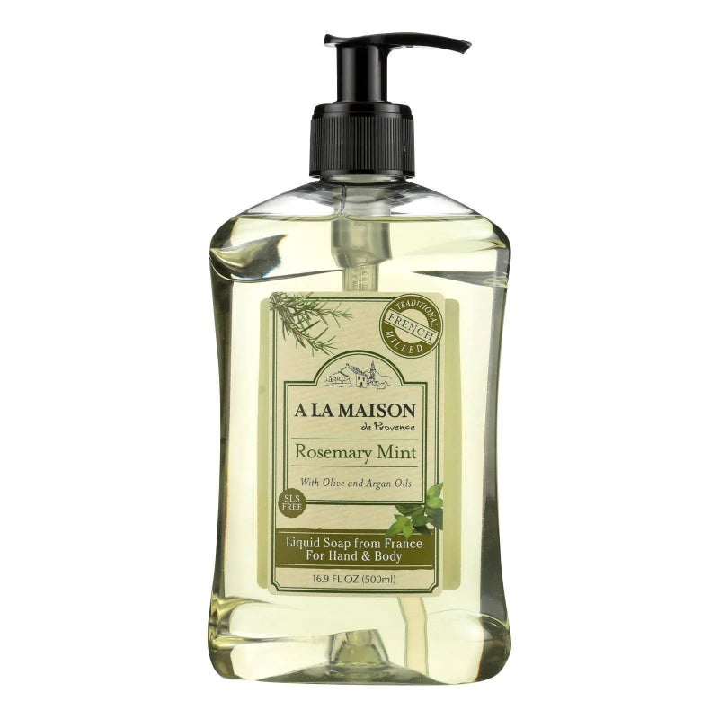 A La Maison, Soap Liquid Rosemary Mint, 16.9 Fl Oz - Image 1