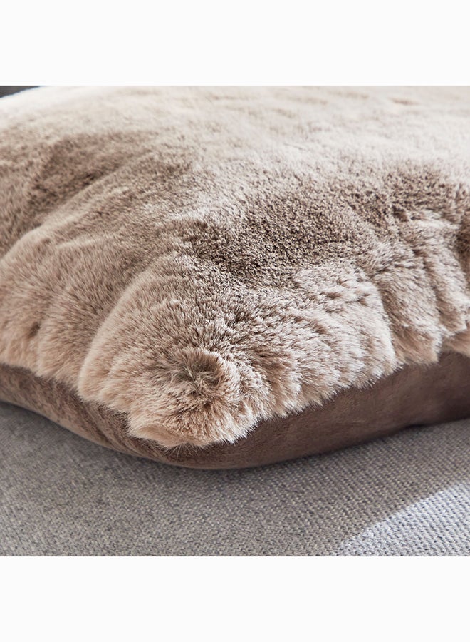 Home Box Faux Rabbit Fur Filled Cushion 45 x 45 cm  - Image 3