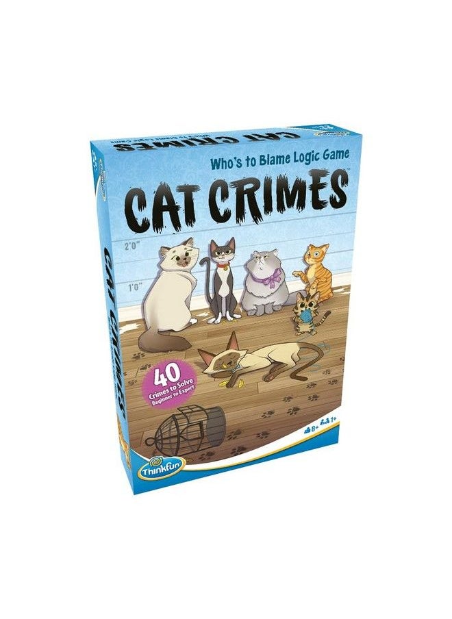 Think Fun Thinkfun Cat Crimes Brain Game And Brainteaser For Boys And Girls 1 Player Age 8 And Up A Smart Game With A Fun Theme And Hilarious Artwork  - Image 3