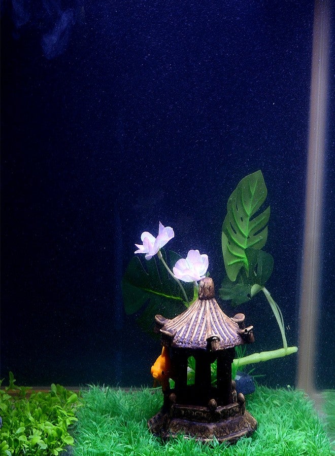 Saim Pavilion Aquarium Decorative Resin Hexagonal Landscape Décor Fish Tank Decorations Ornaments for Small Fish Shrimp to Swim Hide Play - Image 4