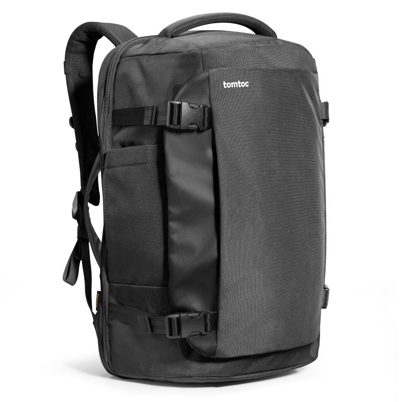 tomtoc Travel Backpack 40L, TSA Friendly Flight Approved Carry-on Luggage Hand Water-resistant Lightweight Business Rucksack, Durable Large Weekender Bag Daypack Fits 17.3 Inch Laptop - Image 1