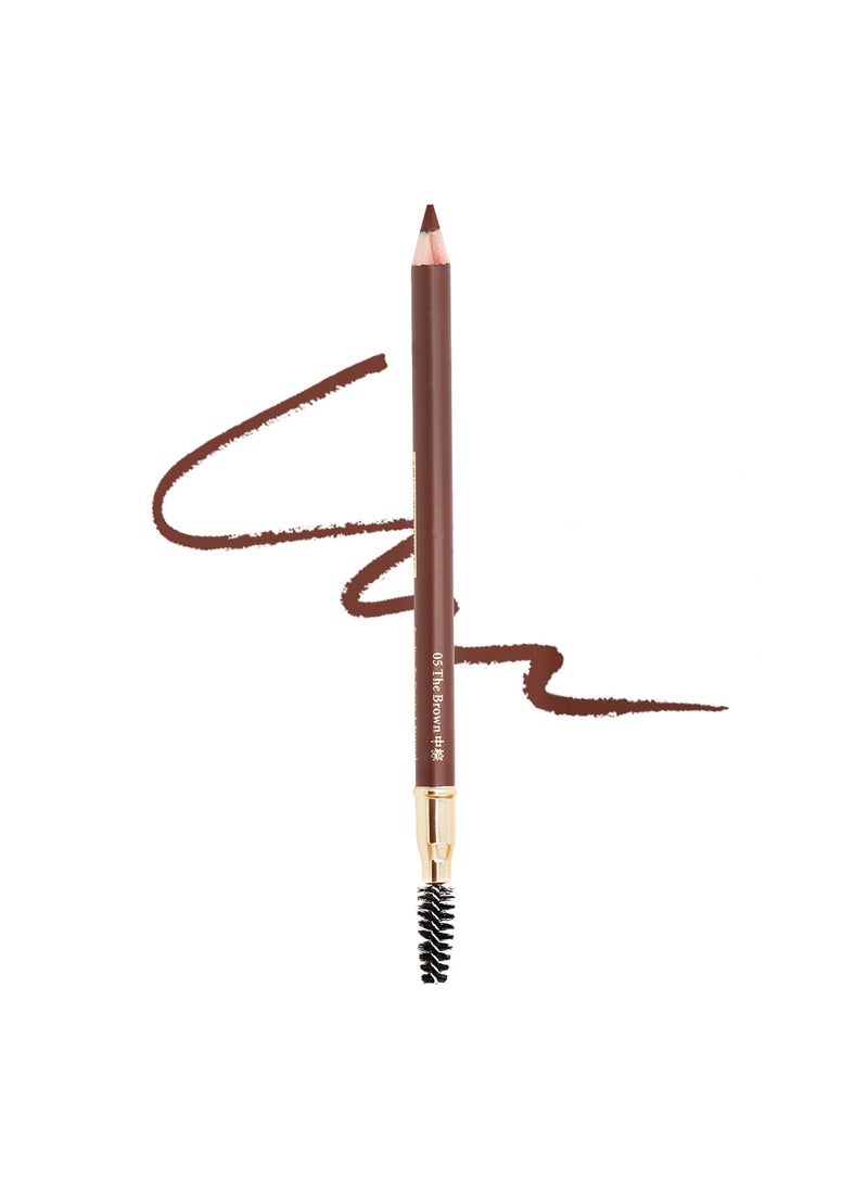 Bodermincer 1pcs Eyebrow Pencil Longlasting Waterproof Durable Liner Eyebrow 5 Colors to Choose 5 Brown 