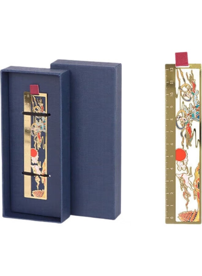 Tatanice Bookmark, Birthday Gift, Metal Brass Ruler Bookmark, Vintage Style Creative Gift, Hollow-Out Bookmark, Gift For Teachers And Classmates - Image 2