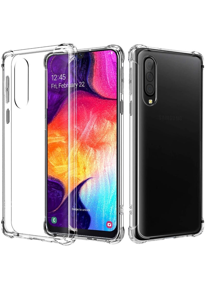 ELTRAZONE Samsung Galaxy A30S Case Cover Protective Shock Absorption Bumper soft Transparent Case (Clear) - Image 1