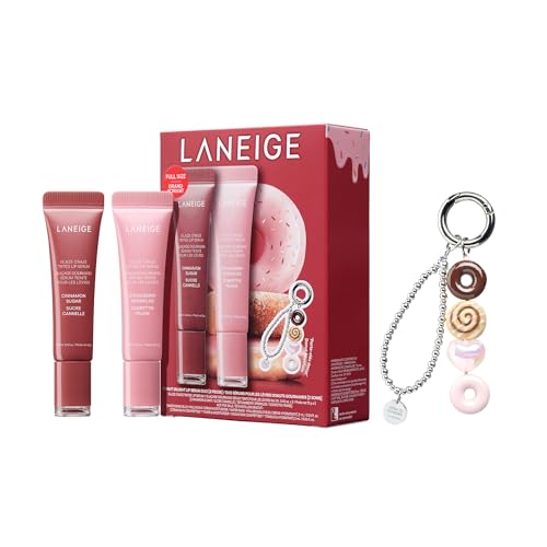 LANEIGE مجموعة سيروم الشفاه لانيج غلايز كرايز دونات دلايت - Image 1