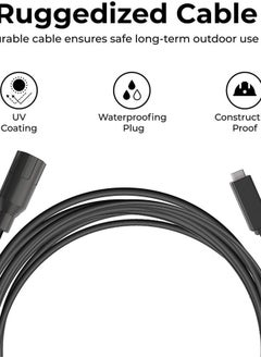 Brinno AFB1000 Camera Extender Kit - 49 FT Ruggedized USB-C Power Extension Cable - Instantly preview camera and transfer data at high-speeds - Compatible with BCC2000 and TLC series with ATH2000 case  - Image 5