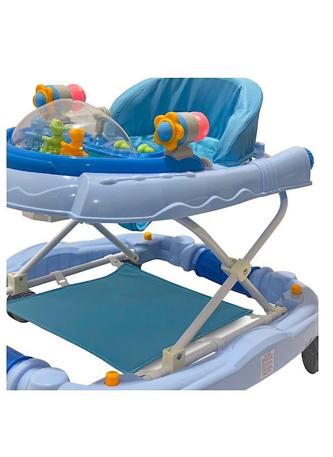 Rally Multi Function Foldable Soft Cushioned Seat 2 In 1 Baby Walker Rocker  - Image 5