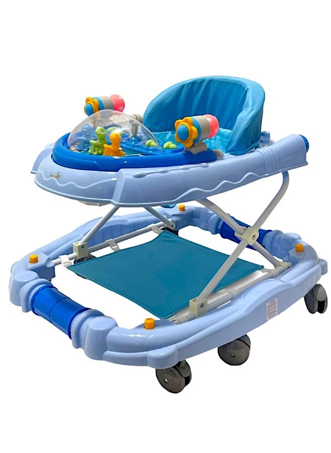 Rally Multi Function Foldable Soft Cushioned Seat 2 In 1 Baby Walker Rocker  - Image 2