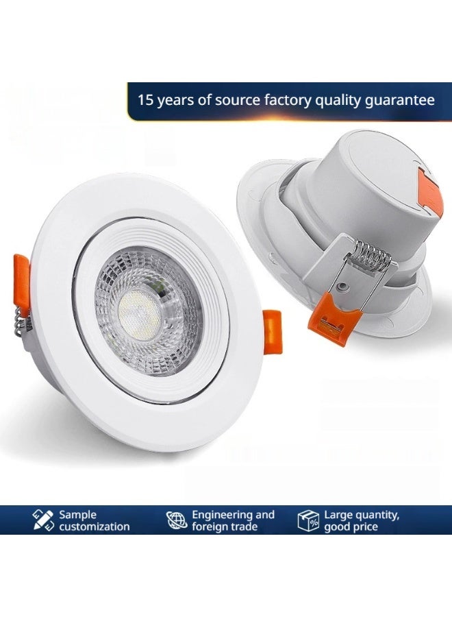 Spex LED Spotlight 7W 3000K Warm White | Energy Saving Spot Light Bulb | Indoor Ceiling & Accent Lighting for Home, Office & Retail, Lumen 630,25000 HOURS,50/60HZ - Image 2