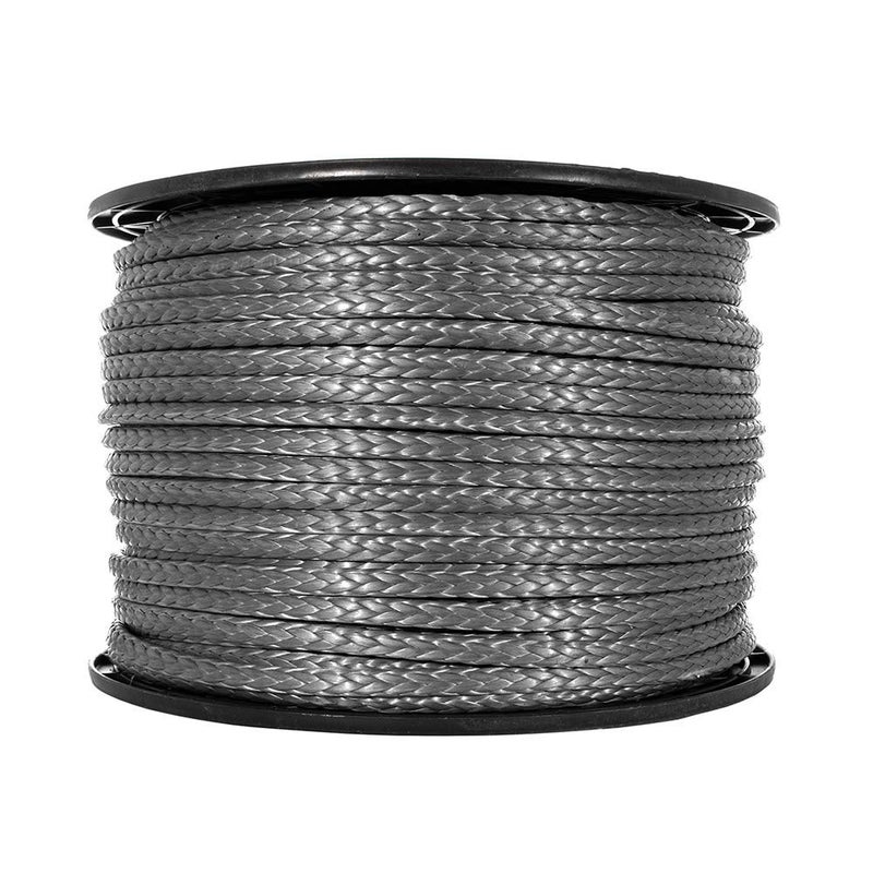 Rope & Cord 12-Strand DYMAX Rope | Gray | 10, 25, 50, 100, 600 ft | ½, ¼, 1/8, 3/8, 5/16 in | Made in THE USA - Image 5