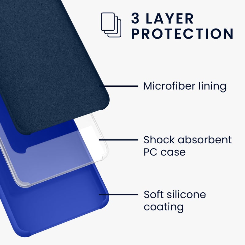 kwmobile TPU Silicone Case Compatible with Apple iPod Touch 6G / 7G (6th and 7th Generation) - Case Soft Flexible Protective Cover - Baltic Blue - Image 2