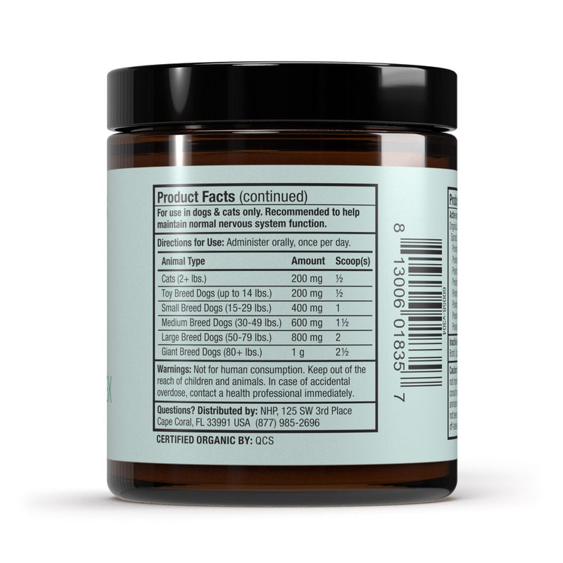 Dr. Mercola Bark & Whiskers Organic Vitamin B Complex - B Vitamins for Energy & Nervous System Support - for Cats & Dogs - USDA Certified - 0.85 oz - Image 3