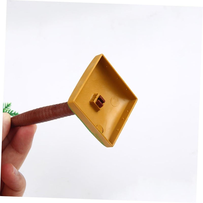 Green Palm Tree Cake Toppers 6 Pcs Mini Coconut Landscape Models For Dessert Decor - Image 5