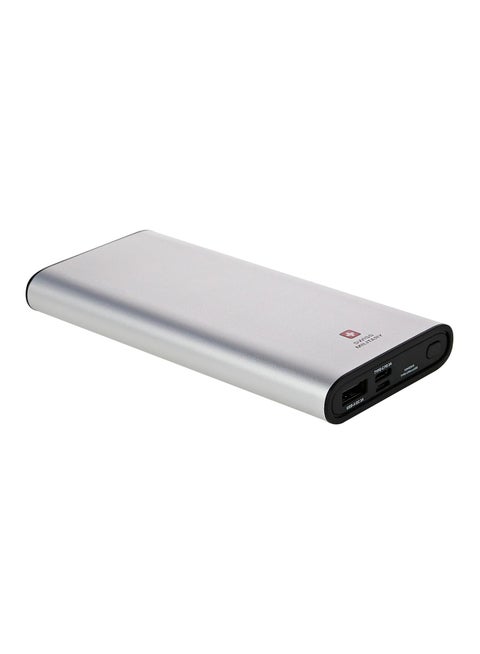 Chandoline PD Power Bank 10000MAH: High-Speed Charging, 20W Output, 50% Charge in 30 Minutes* - Type-C, Micro and USB Inputs. Compatible with Apple, Samsung & More -Silver