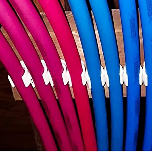 Noa Store 1/2 inches PEX Pipe Support Hangers 130 Pieces | U-Hook PEX Holder PVC Water Pipe Clamps Clips Socket | PEX-AL-PEX Talon Clamps Pipe Support - Image 3