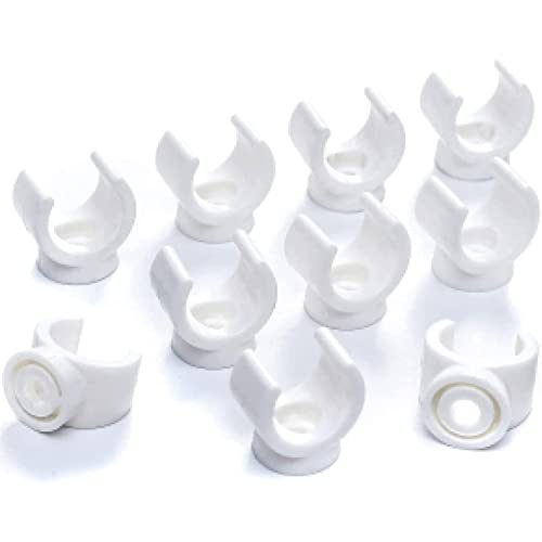 Noa Store 1/2 inches PEX Pipe Support Hangers 130 Pieces | U-Hook PEX Holder PVC Water Pipe Clamps Clips Socket | PEX-AL-PEX Talon Clamps Pipe Support - Image 1