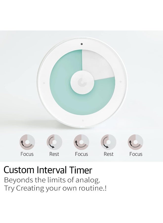 mineetimer minee3 - Visual Timer, Study Tool for high Concentration and Work Efficiency. Aqua Mint  - Image 3