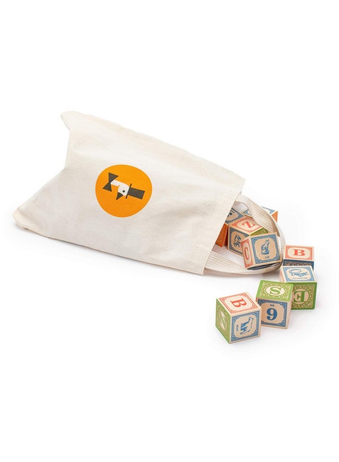 أنكل غوز مكعبات ABC كلاسيكية مع حقيبة قماشية مصنوعة في الولايات المتحدة الأمريكية - Image 2