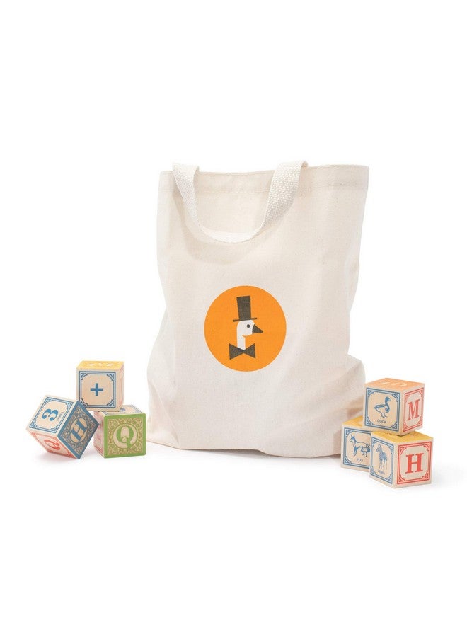 أنكل غوز مكعبات ABC كلاسيكية مع حقيبة قماشية مصنوعة في الولايات المتحدة الأمريكية - Image 1